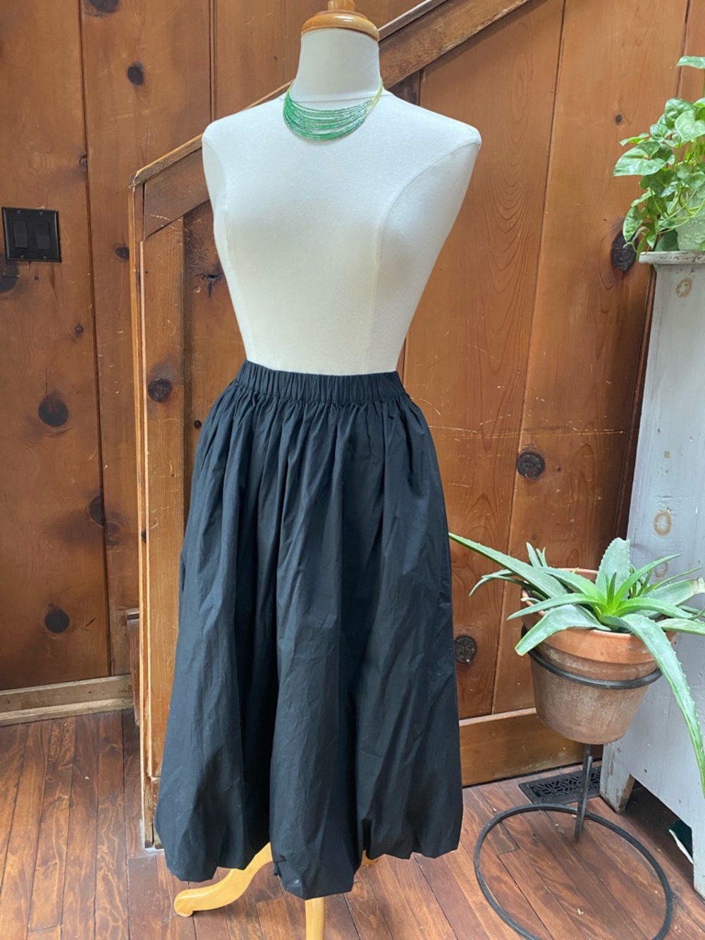 All:row Bubble Cotton Midi Skirt - Picture 5 of 6